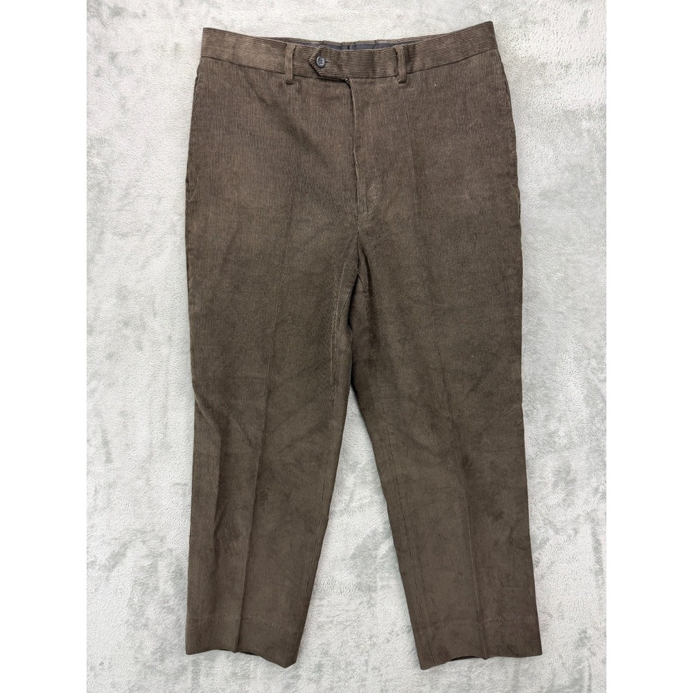 Jos A Bank Men's‎ Corduroy Pants 36x28 Brown 100% Cotton